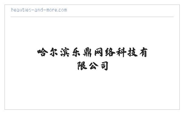 哈尔滨乐鼎网络科技有限公司 缩略图